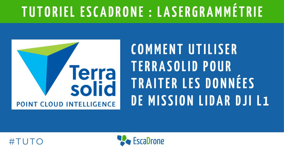 Tutoriel terrasolid avec lidar L1