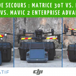 Comparaison des drones professionnels pour les secours de DJI : M30 / M300 RTK / Mavic 2 Enterprise Advanced