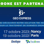 Escadrone en partenariat avec Geotopo pour les journées Geo Express Nancy et Paris