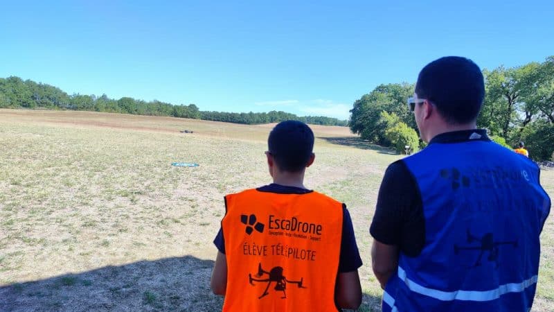 Photo de formation drone Escadrone 01