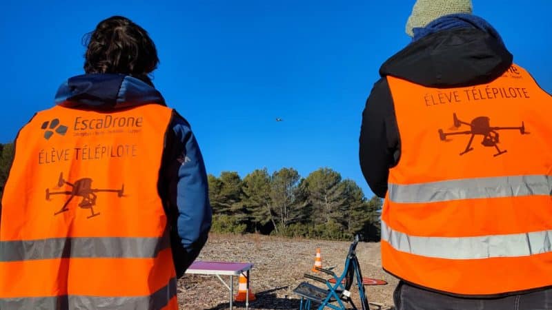 Photo de formation drone Escadrone 03