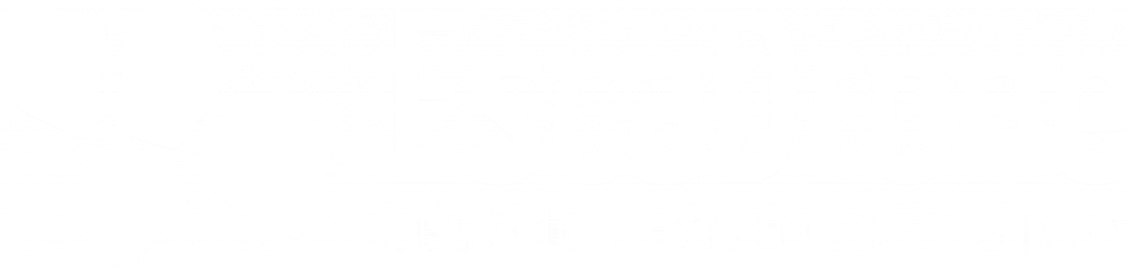 Logo blanc pour EscaDrone avec quatre formes abstraites sur la gauche. Sous le nom, un texte blanc plus petit indique Distribution - Formation - R&D - Support sur un fond gris clair.