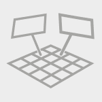 Une illustration minimaliste de deux personnages stylisés jouant aux échecs, chacun tendant la main vers un plateau en forme de diamant, représente le jeu stratégique du Deep Trekker Spectra.