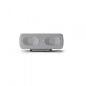Haut-parleur DJI AS2D rectangulaire gris pour Matrice 5D / 5TD, équipé de deux haut-parleurs circulaires.