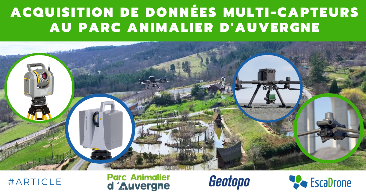 Article escadrone ACQUISITION DE DONNÉES MULTI-CAPTEURS AU PARC ANIMALIER D'AUVERGNE